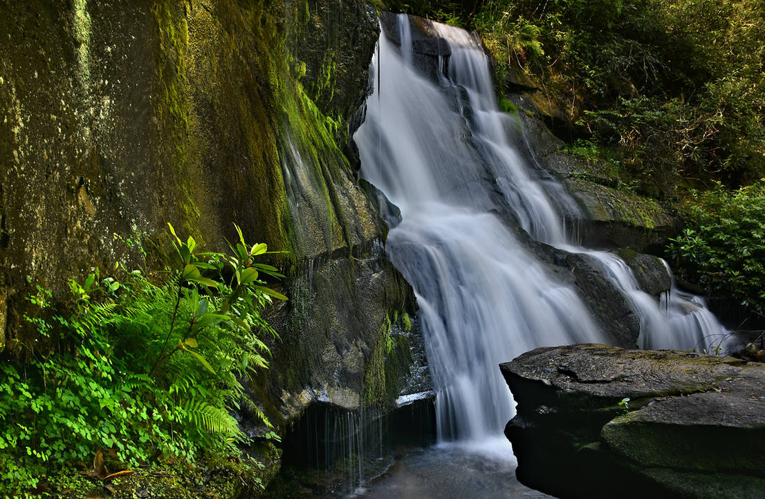 Waterfall Rocks Side View Cedar Rock Side View by KennethCarson on DeviantArt