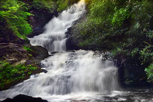 Mud Creek Waterfall, Sky Valley, Ga, USA.