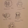 My first Gen. 5 Pokemon sketches - 10/21/12