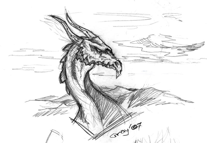 Serious Dragon by graywindru on DeviantArt