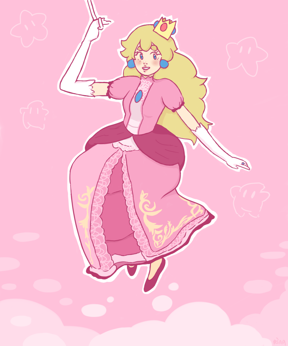 princess peach saves the day by loveliveidols on DeviantArt