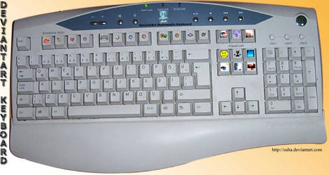 DeviantArt Multimedia Keyboard