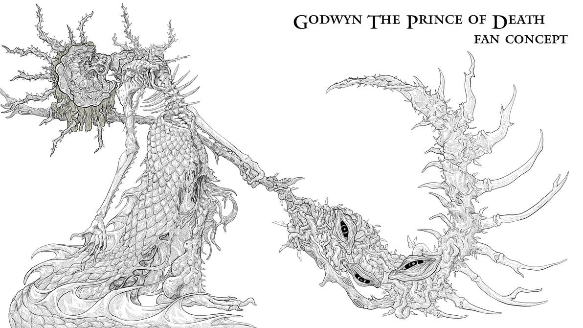 Godwyn Rune Godwyn - Prince of death Sketch by Faybyan on DeviantArt