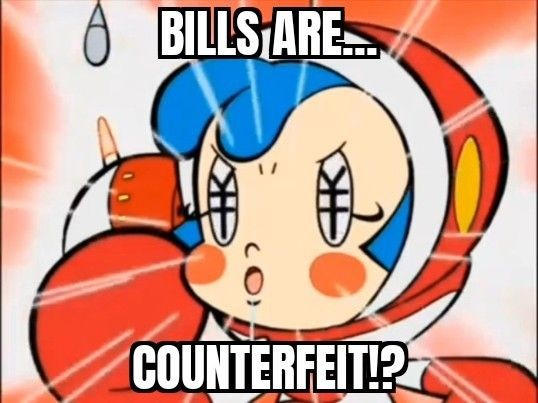 Milk Chan Bills are Counterfeit meme by FionaBurks2003 on DeviantArt