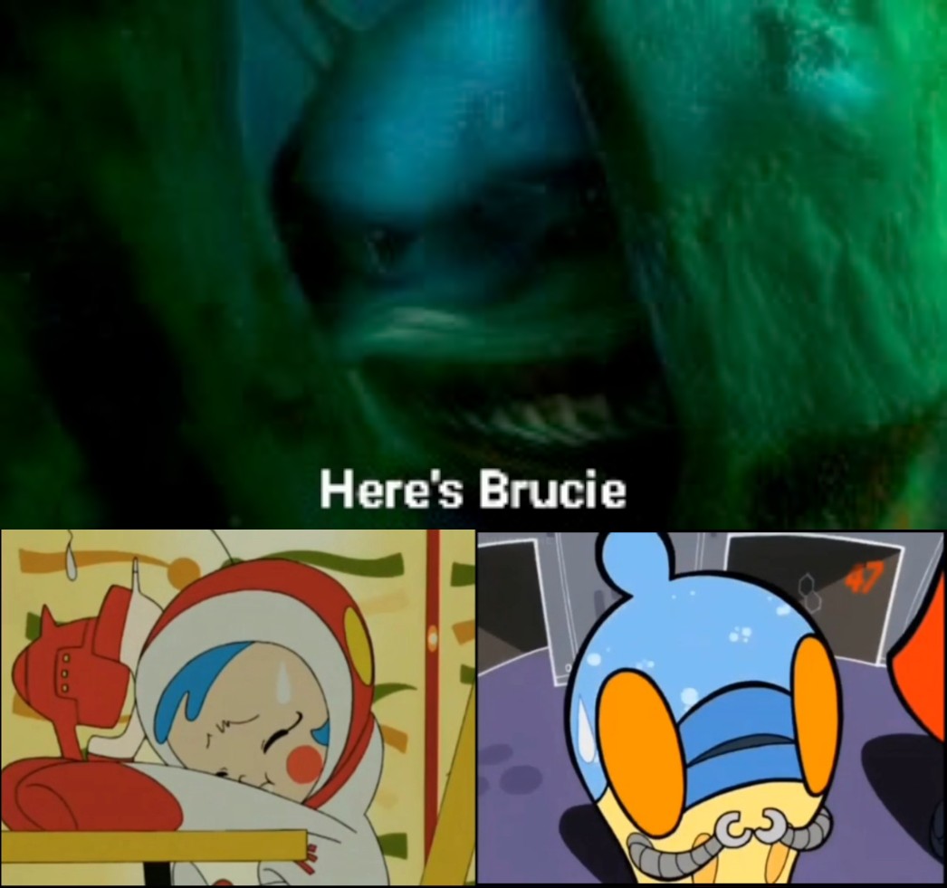 Bruce Scared Deviantart Milk and Tetsuko are scared of Bruce by FionaBurks2003 on DeviantArt