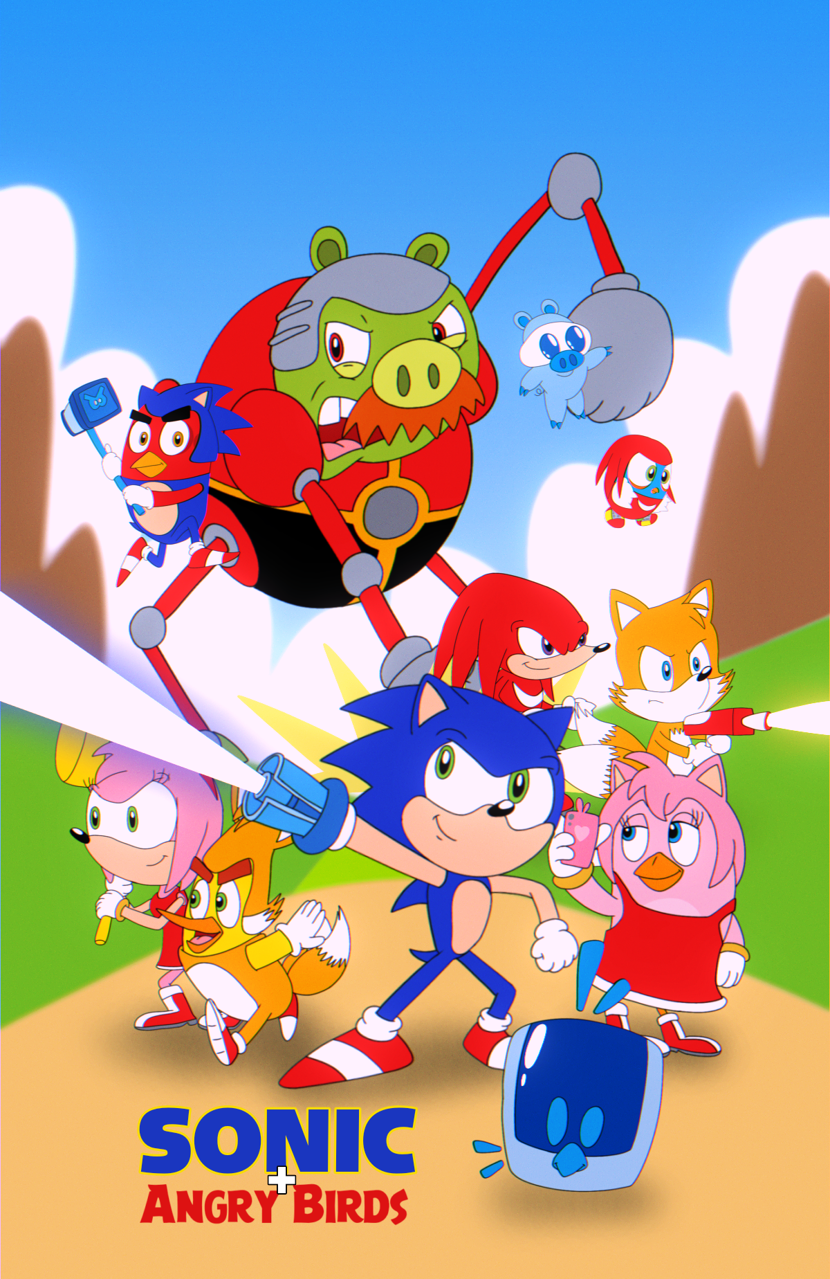 Sonic Plus Angry Birds By FionaBurks2003 On DeviantArt sonic-plus-angry-birds-by-fionaburks2003-on-deviantart