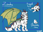 Zendra Reference Sheet 2017 by PyraBlueFlame