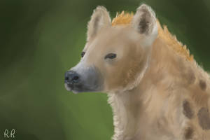 Hyena Painting by PyraBlueFlame Hyena Painting by PyraBlueFlame