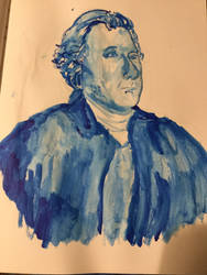 Watercolor George Washington