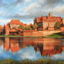 Panorama of Malbork Castle (Marienburg)