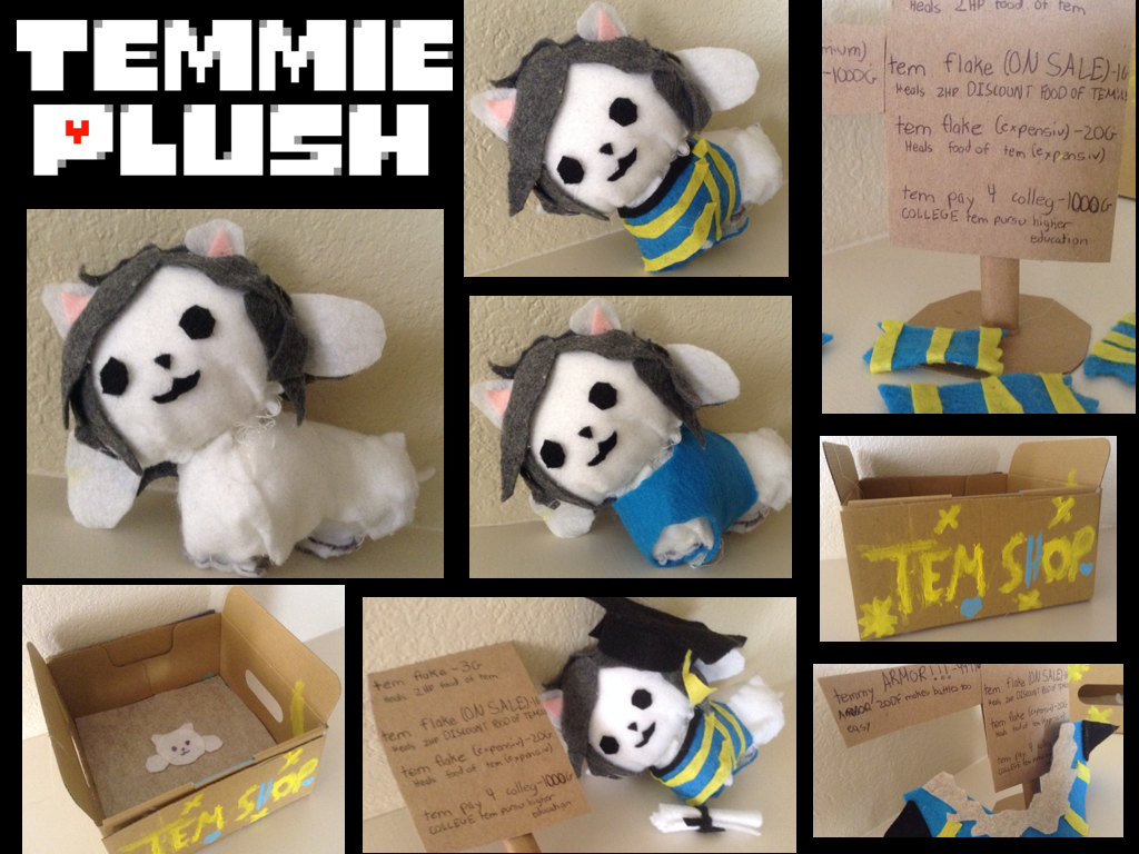 Temmie Plush by Marmar 3 on DeviantArt