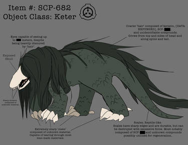 SCP-999 and SCP-682 by Mimi-fox on DeviantArt