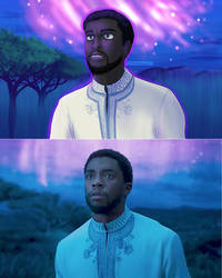 Chadwick Boseman tribute (screencap Redraw)