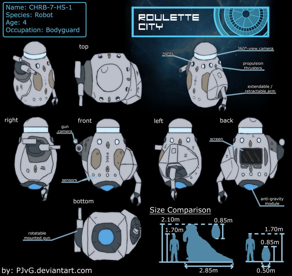 Robot Reference Sheet : for Roulette City OCT S2 by PJvG on DeviantArt