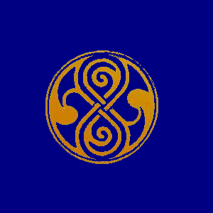 Rassilon's mark - Blue/Orange