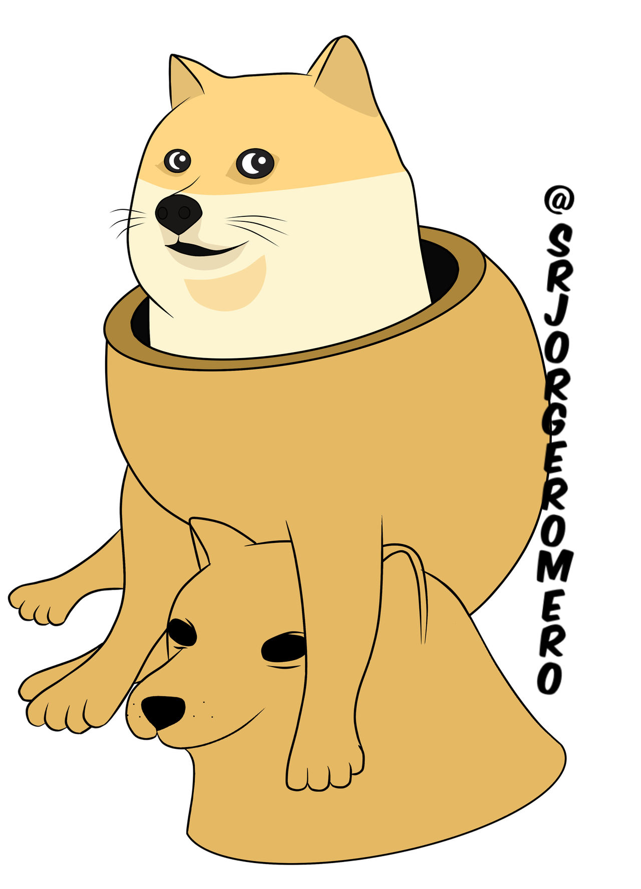 Doge Disguised as Cheems v2 | @SrJorgeRomero by SrJorgeRomero on DeviantArt