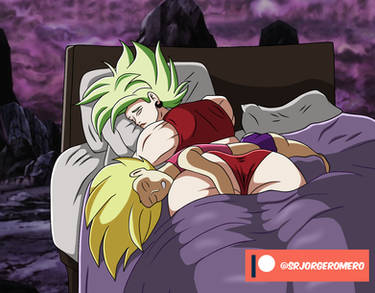 Kale x Caulifla Durmiendo v1-2 By SrJorgeRomero