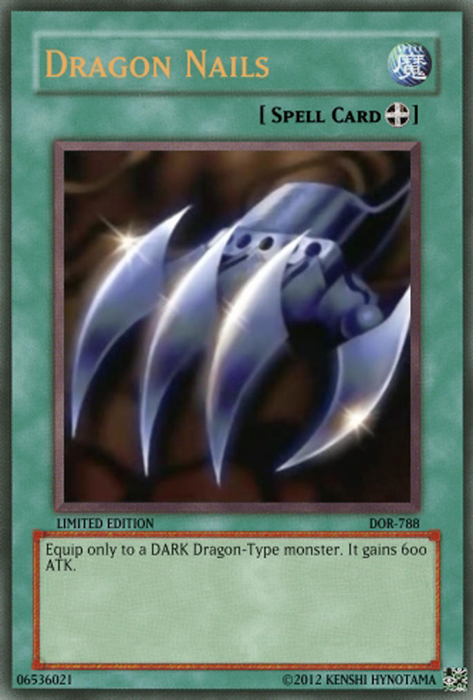 dragon nails yugioh card Yu-Gi-Oh! - Crystal Revenge Yu-Gi-Oh! Custom Card: Dragon Nails