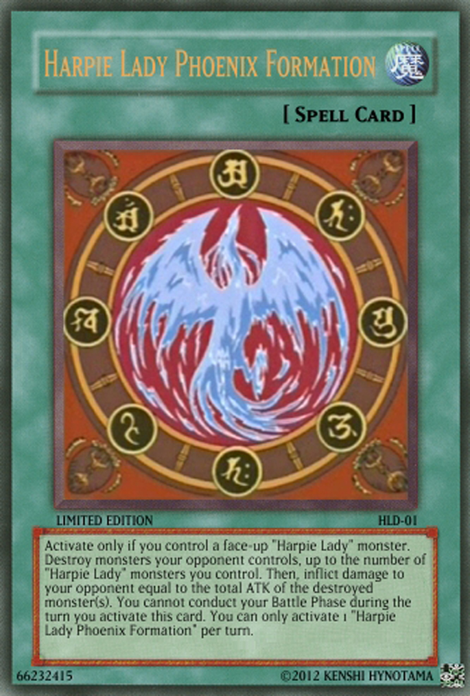 Harpie Lady Phoenix Formation by Hynotama on DeviantArt