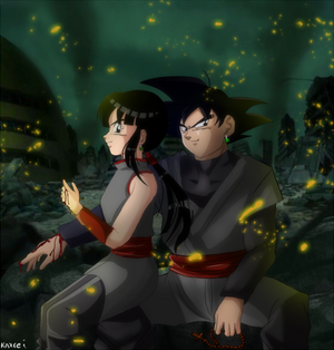 Goku and Chichi black