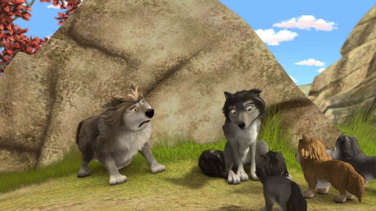 Alpha and Omega wolf pups with Humphrey wolf mooch by Jamesjimmy1234 on ...