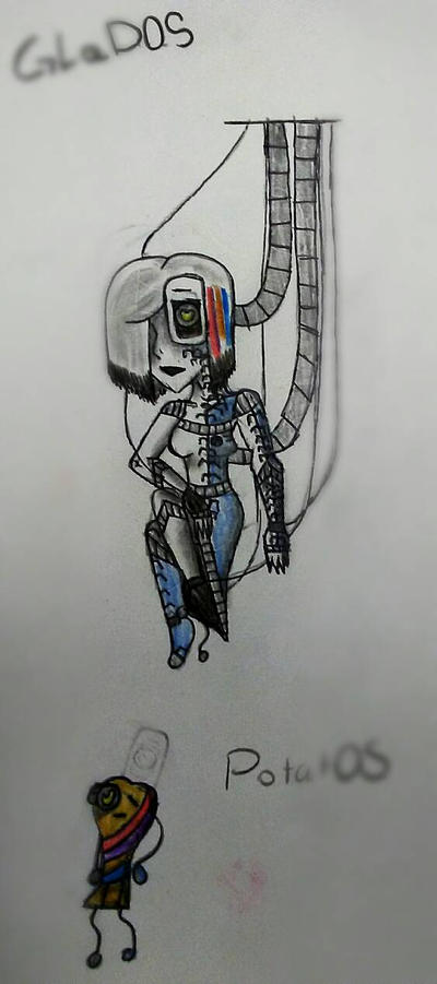 Human GLaDOS by kitkatkitlyn12345 on DeviantArt