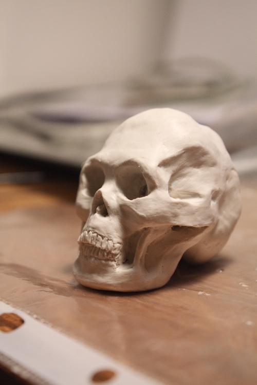 Clay Skull WIP II