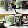 Drawing on coffee cups