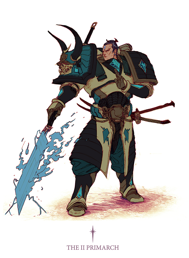 The II Primarch ~ final color scheme by saint-max on DeviantArt