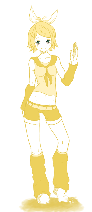 Kagamine Rin.