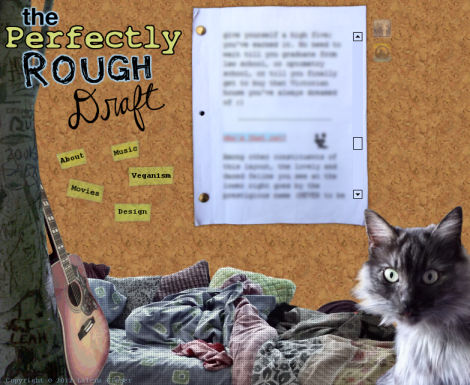 Website Layout - The Perfectly Rough Draft by earthgirl7 on DeviantArt