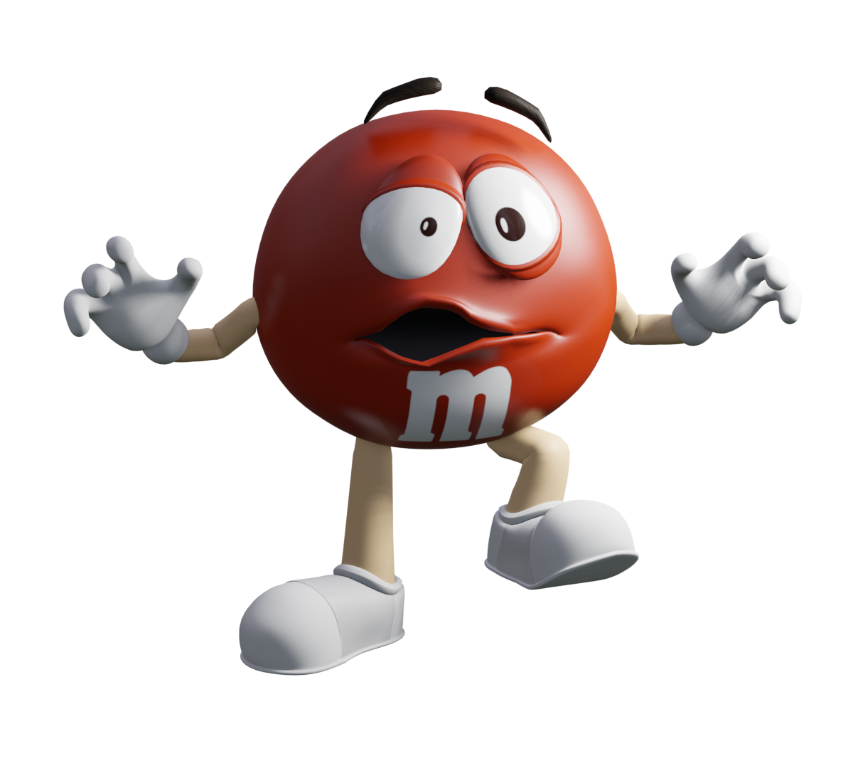Red MnM 3d model by JanoMartin3DDevArt on DeviantArt