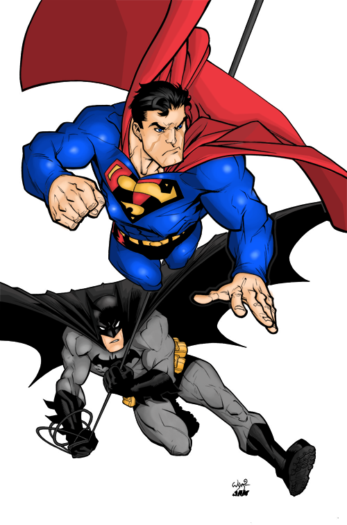 Superman and Batman by WyA