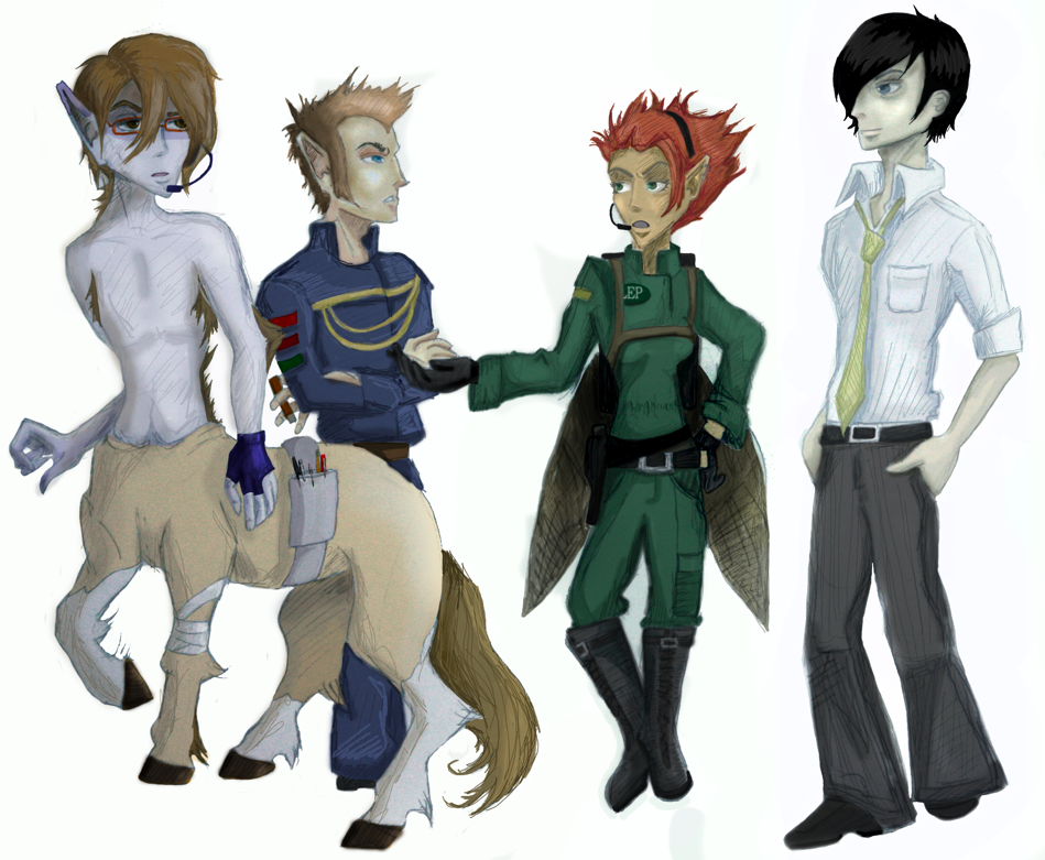 Artemis Fowl Characters By Beauty Of Latte On Deviantart.