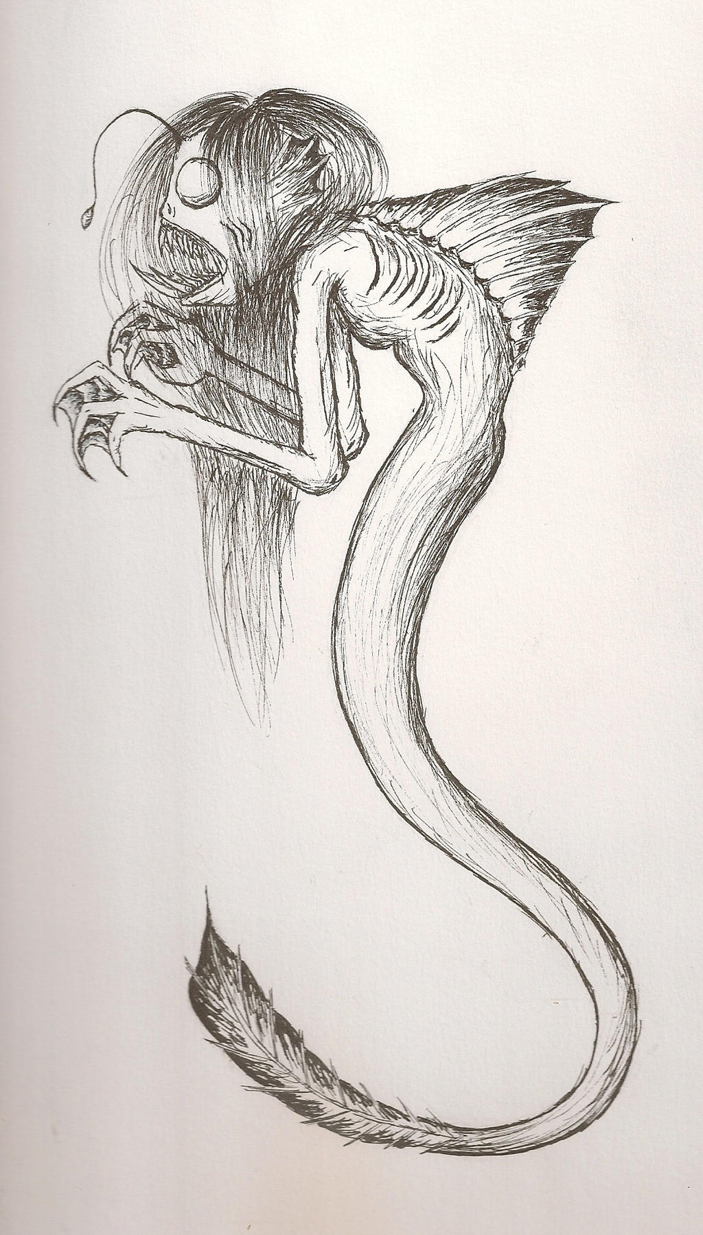 Angler Fish Mermaid By Alexism96 On Deviantart