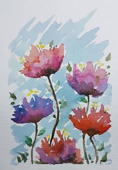 Flowers - watercolour