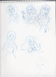Princess sketches