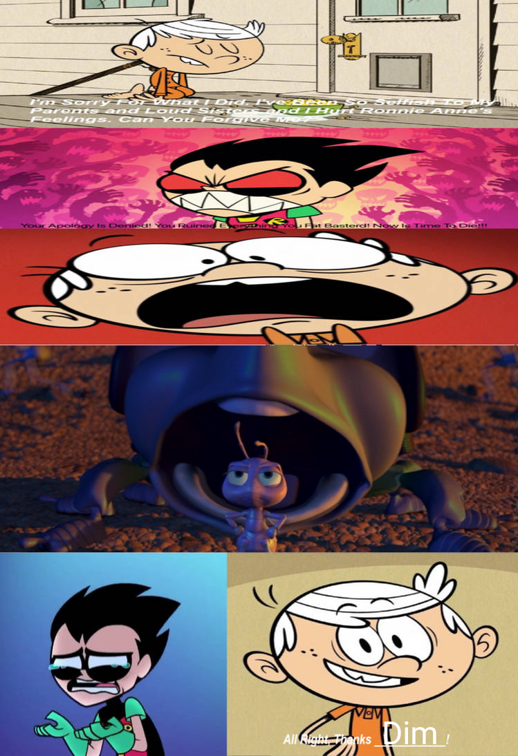 Dim Robi Dim Save Lincoln Loud From Ttg Robin by Elijah1ofakind on DeviantArt