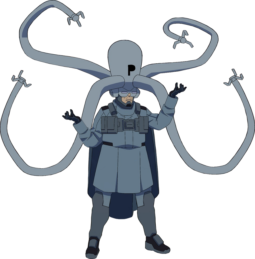 Invincible Side Prof Professor ock invincible neutral pose png by Elijah1ofakind on DeviantArt