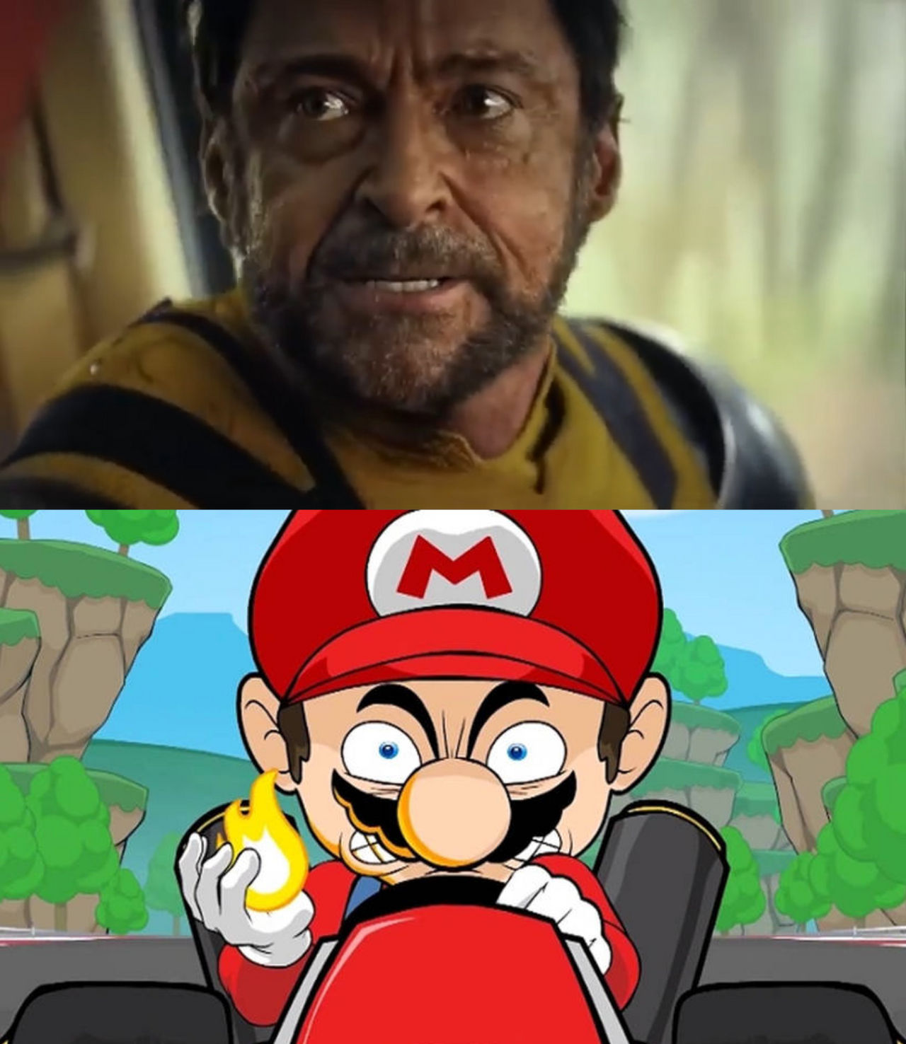 Wolverine Roasts Racist Mario by Elijah1ofakind on DeviantArt