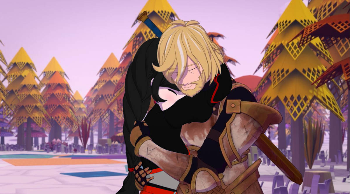 Jaune Rusted Jaune Arc Rusted and Bleiss Schnee Hugs by Elijah1ofakind on DeviantArt