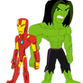 SUP-FAN's Iron Man and Hulk