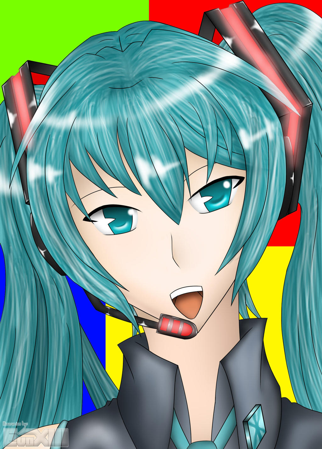 Miku Draw By EvoXIII On DeviantArt miku-draw-by-evoxiii-on-deviantart