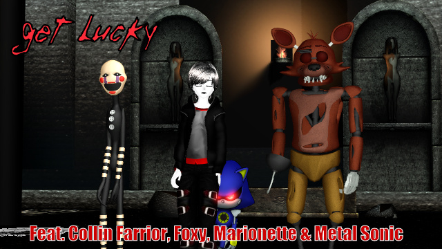 MMD Creepypasta OC X FNAF X Sonic - Get Lucky