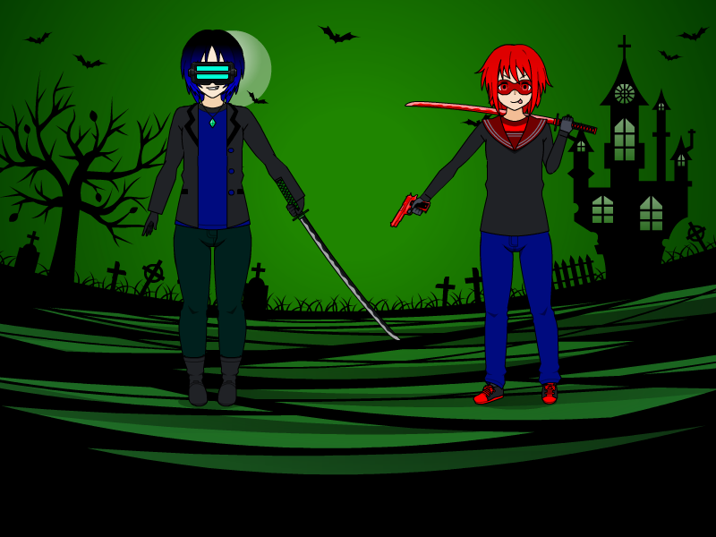 Master + Apprentice (Nightlock + Bloodstone) by Stormtali