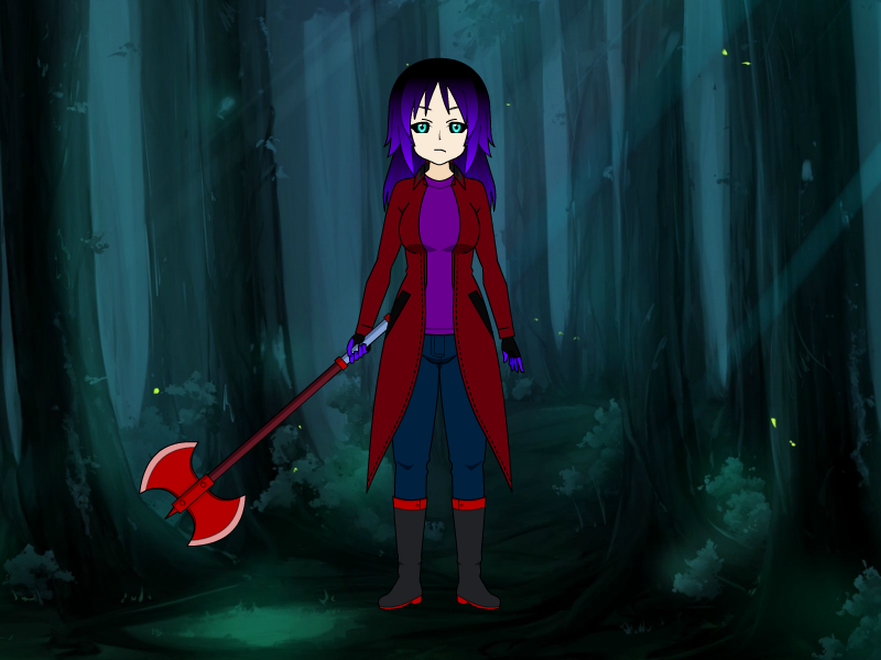 CP OC Red Ghost Maskless Rebooted Design by Stormtali