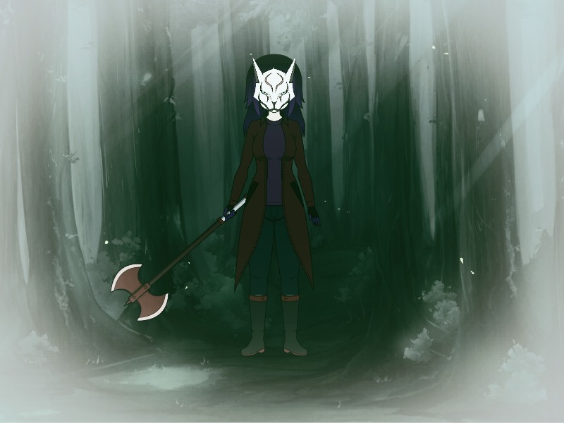 CP OC Red Ghost Rebooted Design with Mask by Stormtali