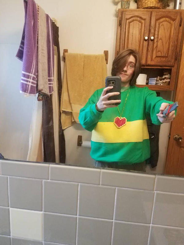Halloween Costume 2017: Chara from Undertale by Stormtali