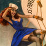 Navy Pin up