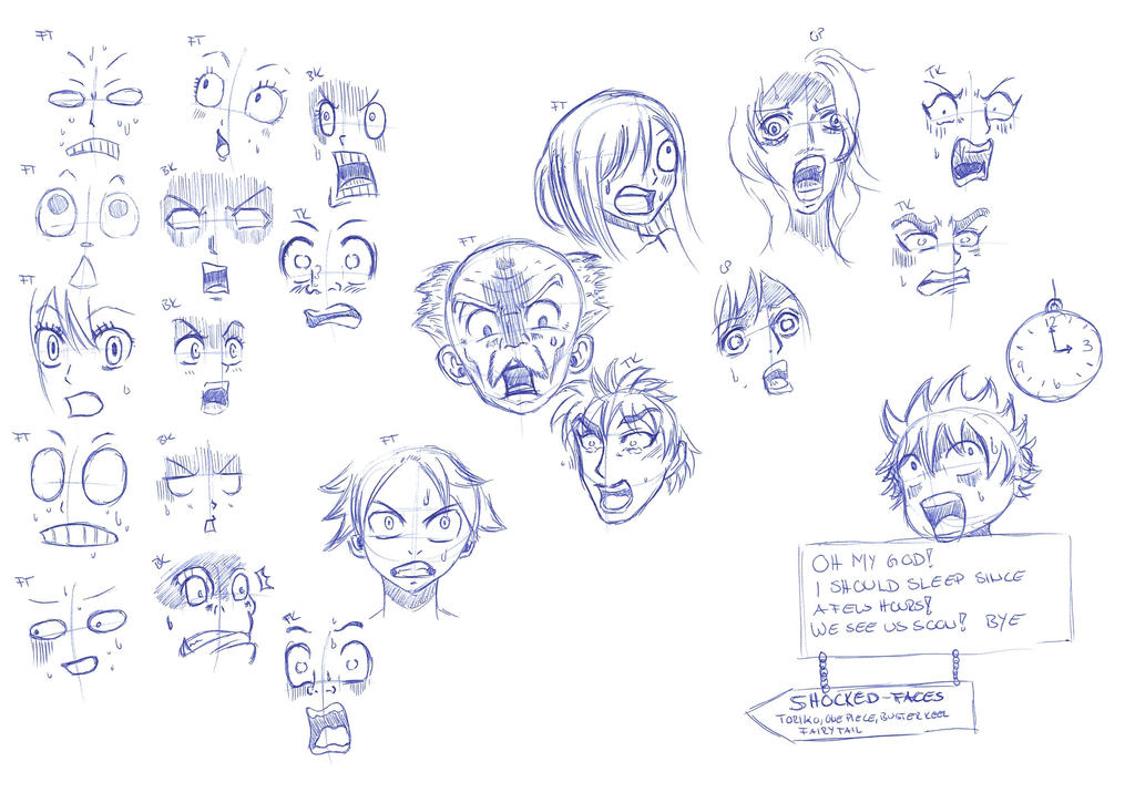 Shocked Faces by RemiLatour on DeviantArt